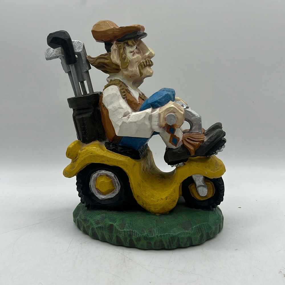 Vintage David Frykman Studio G Coynes & Co Figurine Golfer Art Decor Collectible